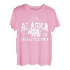 Alaska The Last Frontier EST 1959 Grizzly Bär Berge T-Shirt