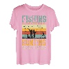 Angeln löst die meisten meiner Probleme, die Jagd löst den Rest T-Shirt
