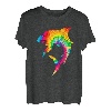 Shark Lover Shark Tie Dye Y2K Ästhetisches Retro Groovy Angeln T-Shirt