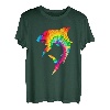 Shark Lover Shark Tie Dye Y2K Ästhetisches Retro Groovy Angeln T-Shirt