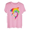 Shark Lover Shark Tie Dye Y2K Ästhetisches Retro Groovy Angeln T-Shirt