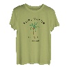 St. Martin bunte Karibikpalme, Retro-Kunst T-Shirt