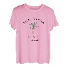 St. Martin bunte Karibikpalme, Retro-Kunst T-Shirt