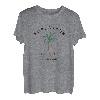 St. Martin bunte Karibikpalme, Retro-Kunst T-Shirt