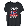 Norwegen Therapie Flagge Skandinavien Urlaub T-Shirt