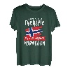 Norwegen Therapie Flagge Skandinavien Urlaub T-Shirt