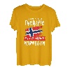 Norwegen Therapie Flagge Skandinavien Urlaub T-Shirt