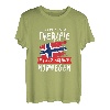 Norwegen Therapie Flagge Skandinavien Urlaub T-Shirt