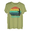 Christopher Fishing Vintage Retro Sonnenuntergang Name für Herren T-Shirt