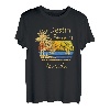Destin Beach Florida Distressed Souvenir Sonnenuntergang T-Shirt