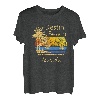Destin Beach Florida Distressed Souvenir Sonnenuntergang T-Shirt