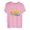 Destin Beach Florida Distressed Souvenir Sonnenuntergang T-Shirt