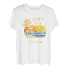 Destin Beach Florida Distressed Souvenir Sonnenuntergang T-Shirt