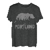 Portland Oregon Bear Grizzly Pride im Freien, Vintage-Stil T-Shirt