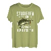 Studieren Kann Jeder Angeln Nur Die Besten Angler Spruch T-Shirt