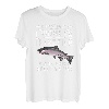 I Wonder If The Fish Are Thinking Funny Steelhead Forellenfisch T-Shirt