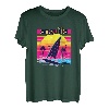 Anguilla Retro 80er Jahre Stil Souvenir Strand T-Shirt
