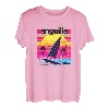 Anguilla Retro 80er Jahre Stil Souvenir Strand T-Shirt
