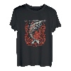 Fisherman Angelrute mit Lachs T-Shirt