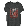 Fisherman Angelrute mit Lachs T-Shirt