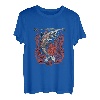 Fisherman Angelrute mit Lachs T-Shirt