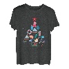 Ozean Weihnachtsbaum Merry Xmas Angeln Fischmann T-Shirt