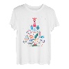 Ozean Weihnachtsbaum Merry Xmas Angeln Fischmann T-Shirt