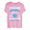 Angeln löst die meisten meiner Probleme Die Jagd löst den Rest T T-Shirt