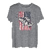 Amerikanische Flagge Fisch, Angeln USA Cool Vintage Flagge Retro T-Shirt