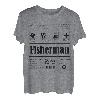 Fishing Fishermen Design Haken Rolle Köder Angler T-Shirt
