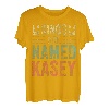 Lustiger personalisierter Name Shirt Kings Are Named Kasey T-Shirt