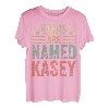 Lustiger personalisierter Name Shirt Kings Are Named Kasey T-Shirt