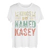Lustiger personalisierter Name Shirt Kings Are Named Kasey T-Shirt
