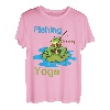 Fishing is my Yoga, Hobbyangler, Angeln Frosch, Angler T-Shirt