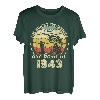Geburtstag der feinste Angler sind 1943 Angeln geboren T-Shirt