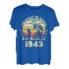 Geburtstag der feinste Angler sind 1943 Angeln geboren T-Shirt