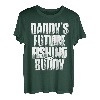 Funny Dad and Baby Matching Vatertag Angeln T-Shirt