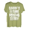 Funny Dad and Baby Matching Vatertag Angeln T-Shirt