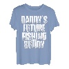 Funny Dad and Baby Matching Vatertag Angeln T-Shirt