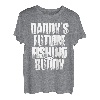 Funny Dad and Baby Matching Vatertag Angeln T-Shirt