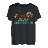 Reel Cool Grandfather Vintage lustige Angelrute Geschenk Opa T-Shirt