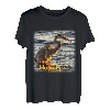 Großer Blaureiher angeln T-Shirt