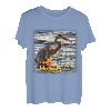 Großer Blaureiher angeln T-Shirt