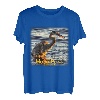 Großer Blaureiher angeln T-Shirt