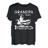 Opa ist mein Name Angeln ist mein Spiel lustiger Angelhumor T-Shirt