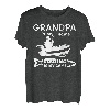 Opa ist mein Name Angeln ist mein Spiel lustiger Angelhumor T-Shirt