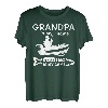 Opa ist mein Name Angeln ist mein Spiel lustiger Angelhumor T-Shirt
