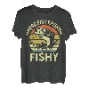 Angelshirt Barsch Fisch Here Fishy Boy Jugend Damen Herren Lustig T-Shirt