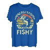 Angelshirt Barsch Fisch Here Fishy Boy Jugend Damen Herren Lustig T-Shirt