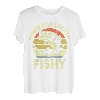 Angelshirt Barsch Fisch Here Fishy Boy Jugend Damen Herren Lustig T-Shirt